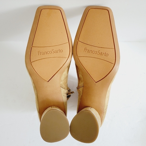 NEW Franco Sarto L-Pisabooty Beige Ankle Boot Tan Size 7.5 - Picture 6 of 7